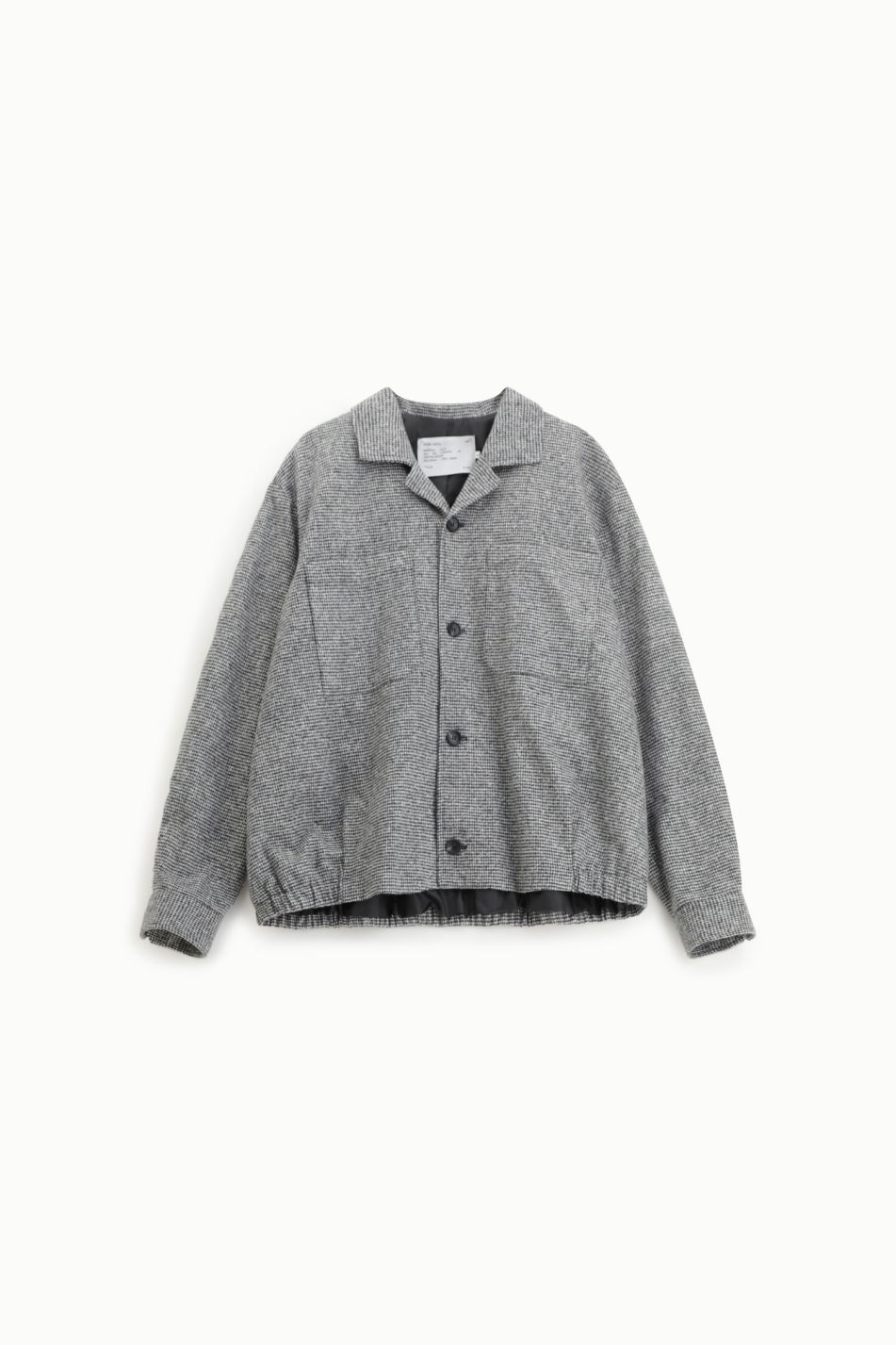 GIACCA CAMICIA CON ABBOTTONATURA SINGOLA