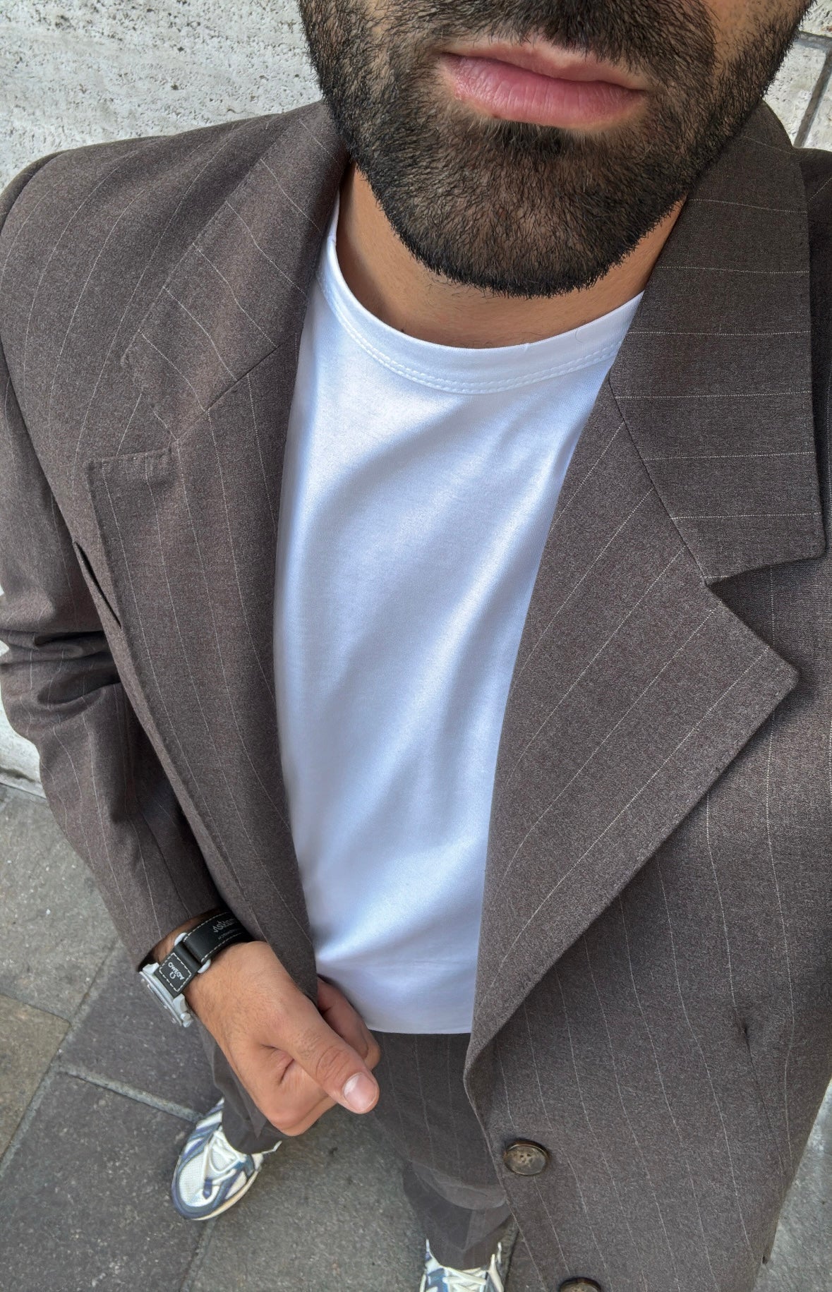 GIACCA OVERSIZE GESSATA