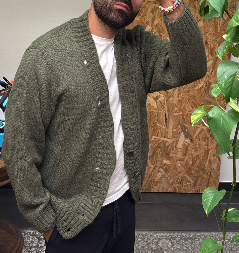 CARDIGAN OVERSIZE - VERDE