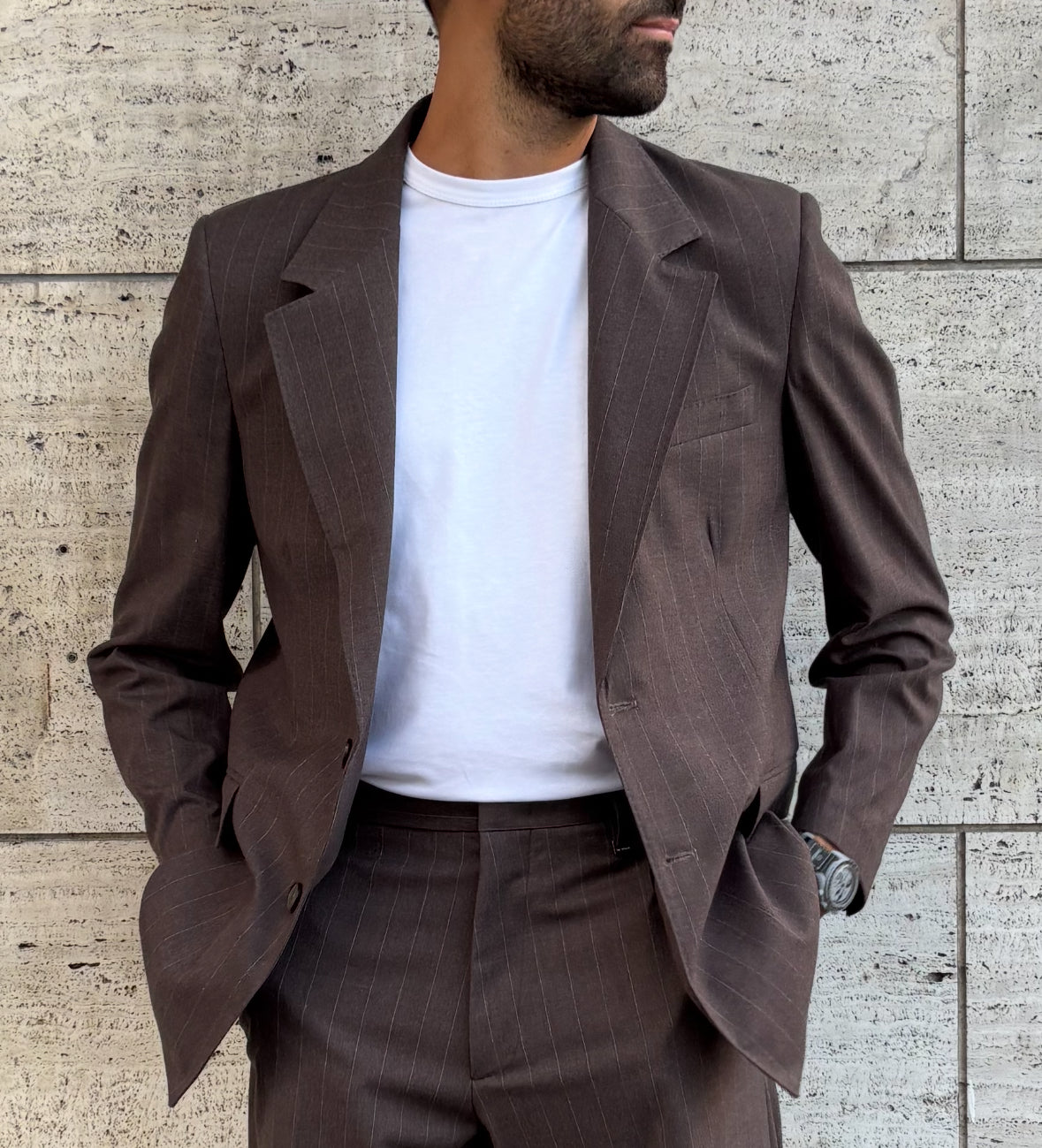 GIACCA OVERSIZE GESSATA
