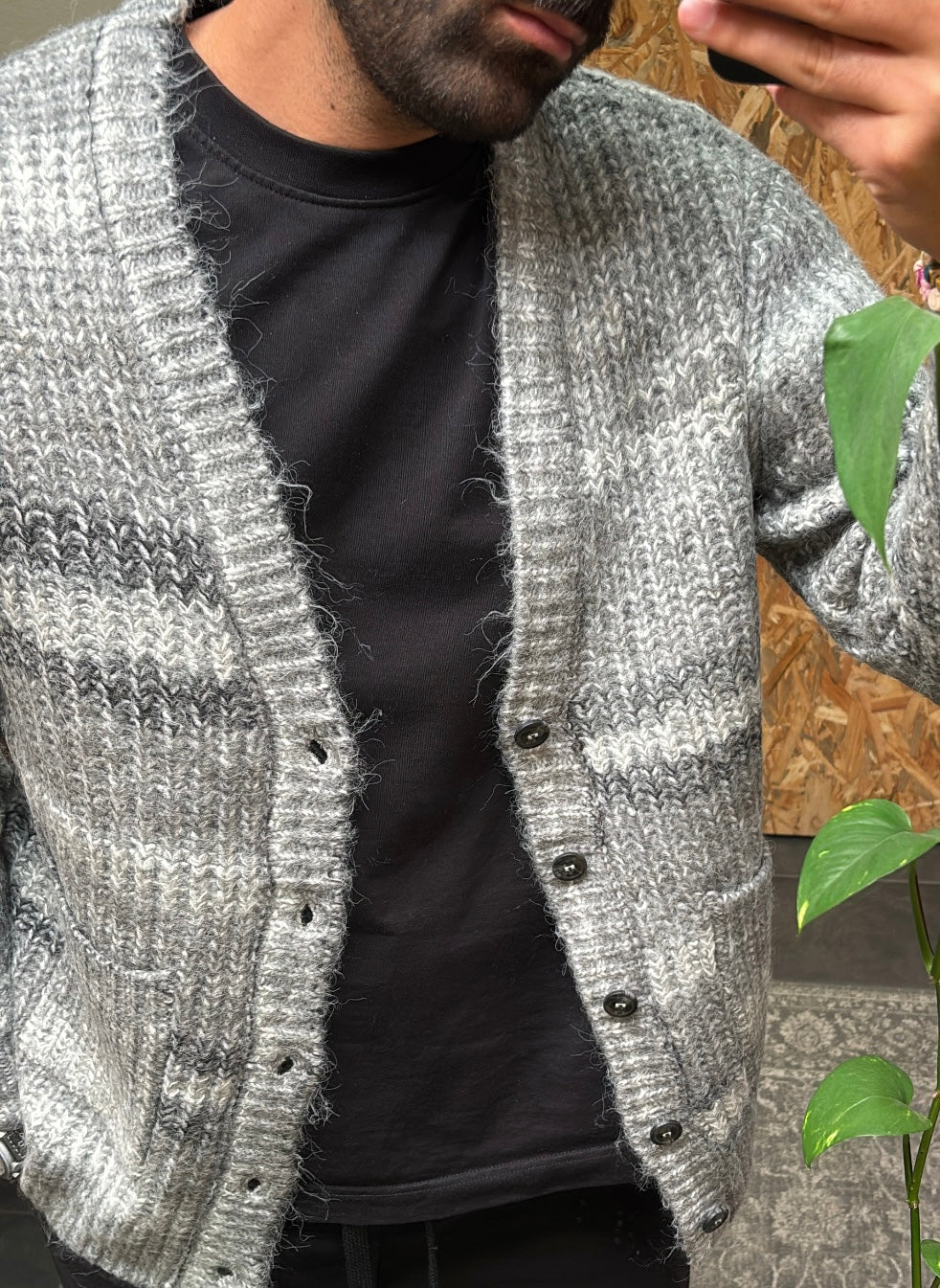 CARDIGAN TRUE BLACK