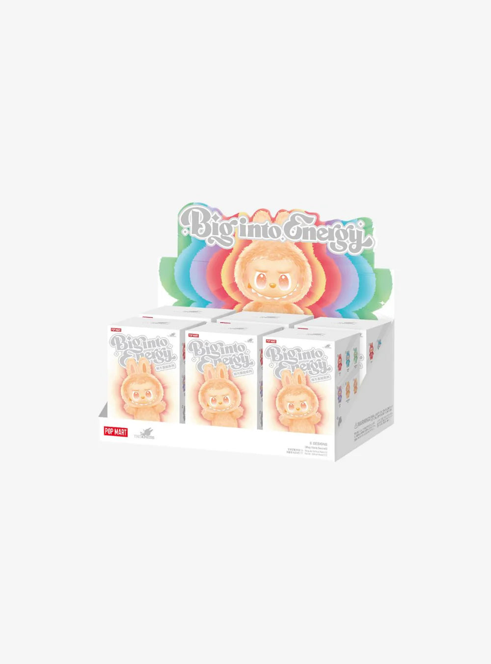 POP MART LABUBU THE MONSTERS BIG INTO ENERGY SERIES VINYL PLUSH PENDANT (1 BLIND BOX)