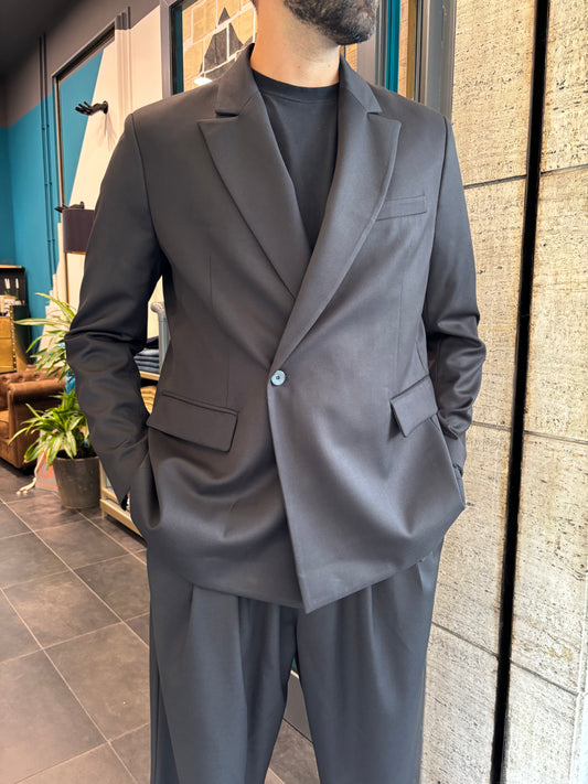 BLAZER DOPPIO PETTO TINTA UNITÀ