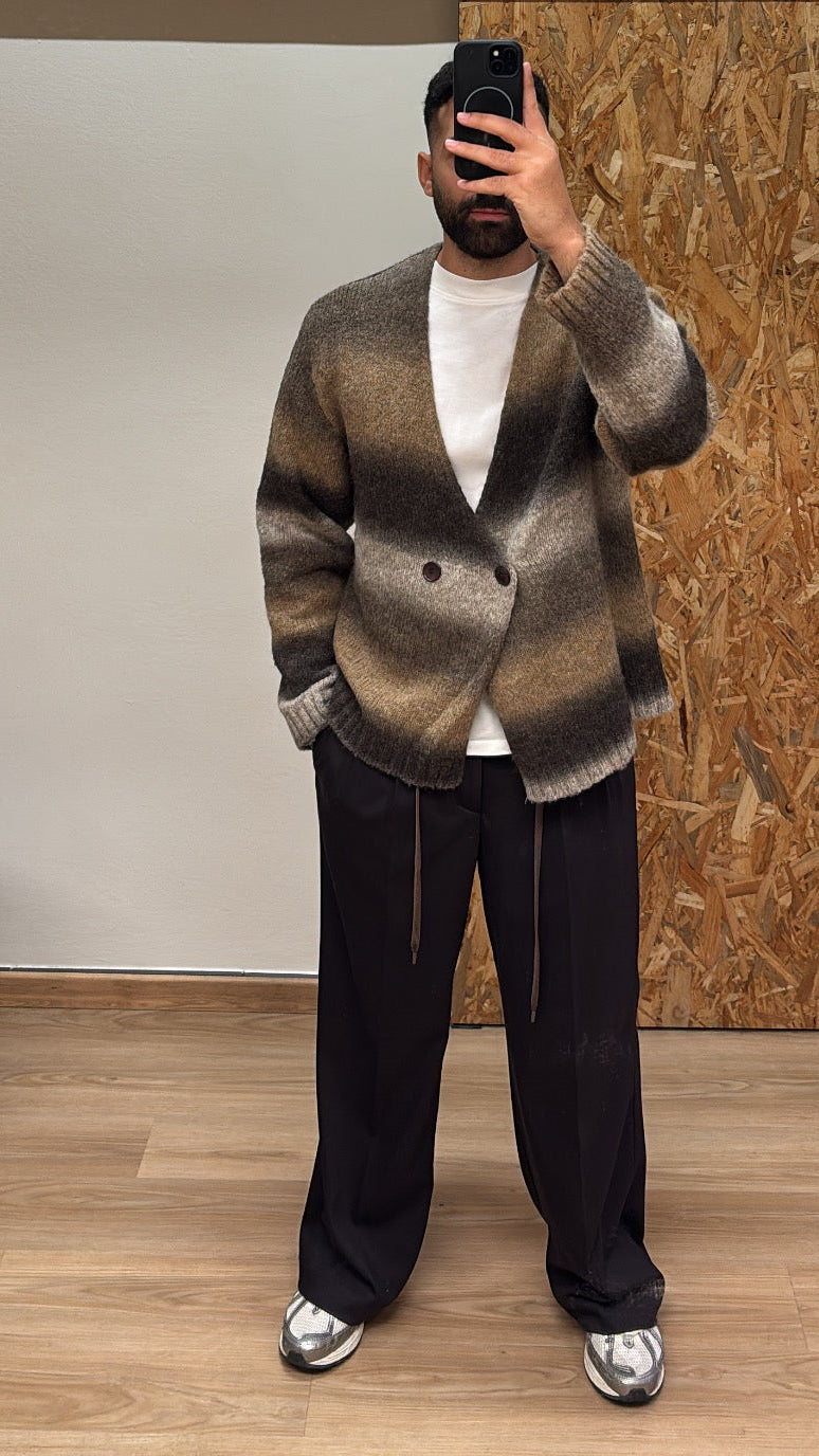 CARDIGAN DEGRADÈ DOPPIO PETTO