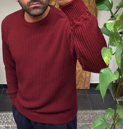 MAGLIONE CON SCOLLO ROTONDO