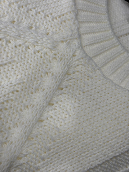 MAGLIONE GIROCOLLO CON ROMBI