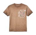 T-SHIRT CACAO CON TASCHINO