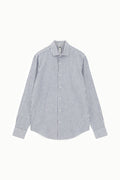 CAMICIA A RIGHE CON COLLETTO CLASSICO E MANICHE LUNGHE