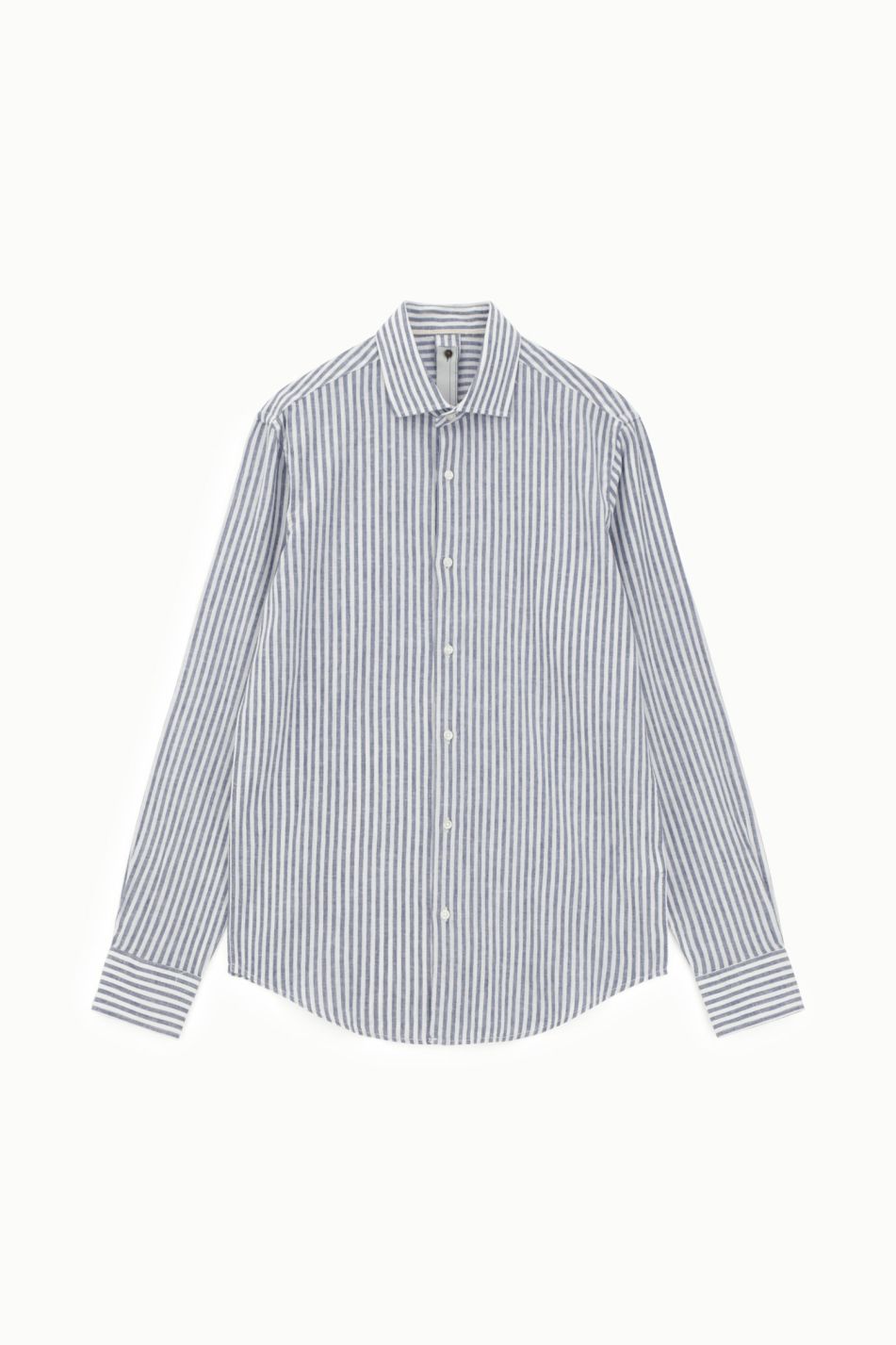 CAMICIA A RIGHE CON COLLETTO CLASSICO E MANICHE LUNGHE
