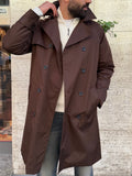 TRENCH MARRONE OVER