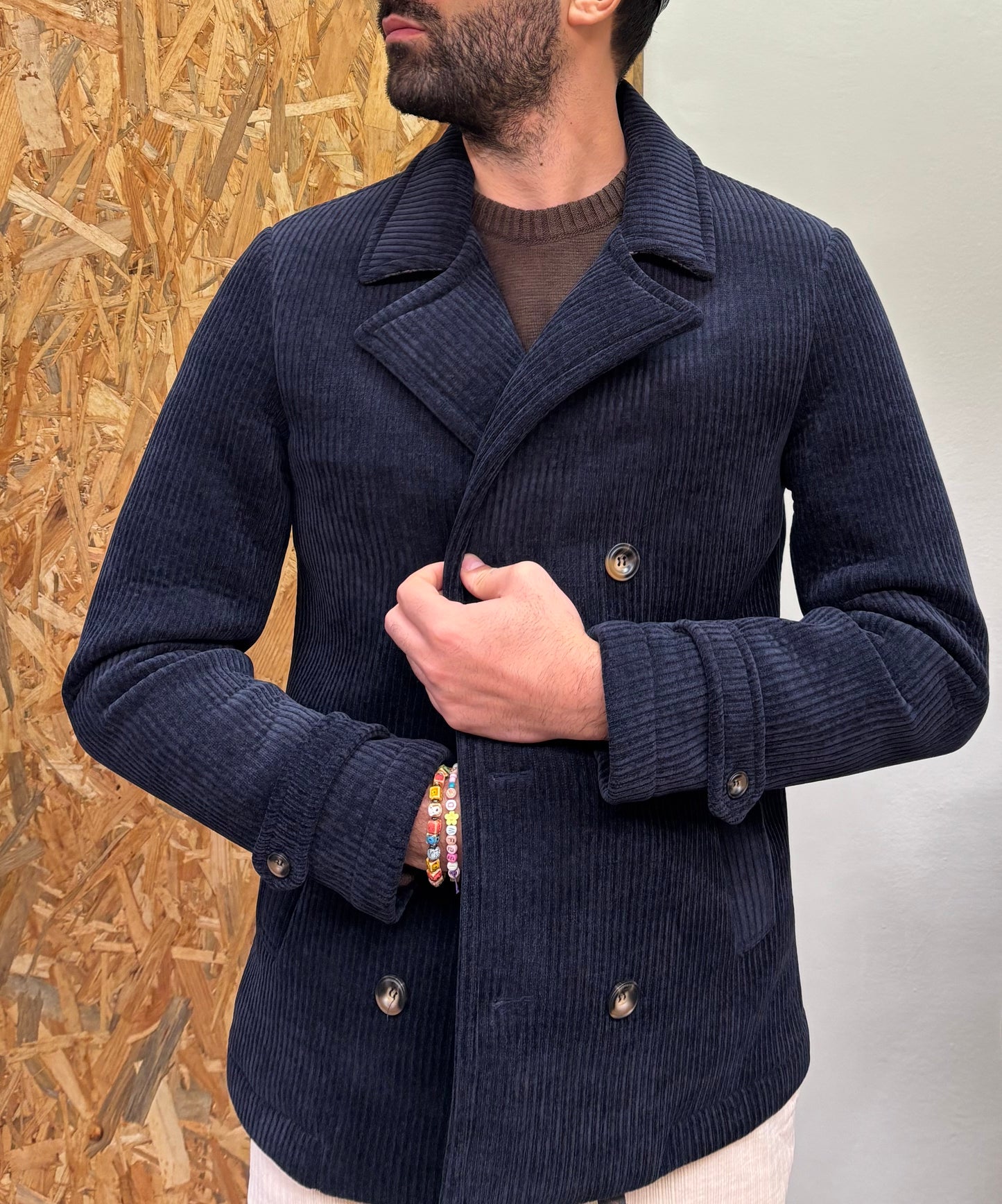 CAPPOTTO DOPPIO PETTO A COSTE