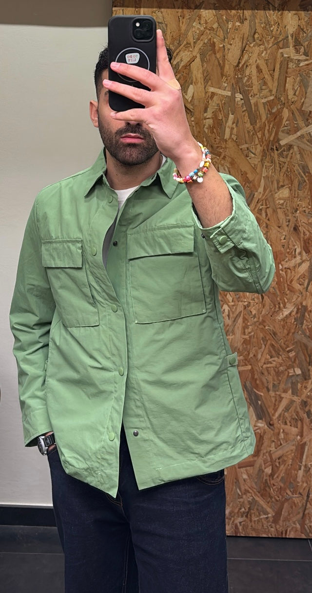 GIACCA IN NYLON COTONE WATER REPELLENT