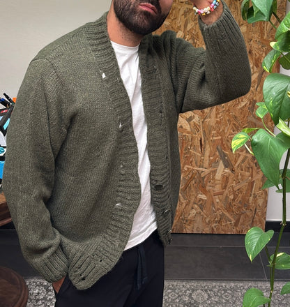 CARDIGAN OVERSIZE - VERDE