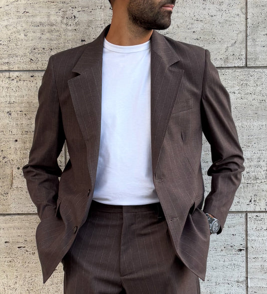 GIACCA OVERSIZE GESSATA