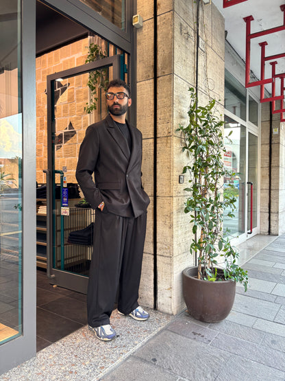 BLAZER DOPPIO PETTO TINTA UNITÀ