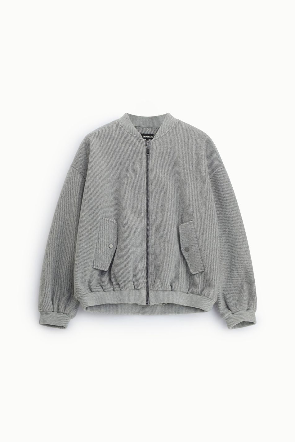 BOMBER CON ZIP E TASCHE CON PATTA