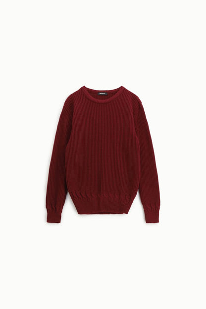 MAGLIONE CON SCOLLO ROTONDO