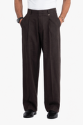 PANTALONE GAMBA AMPIA IN LINO