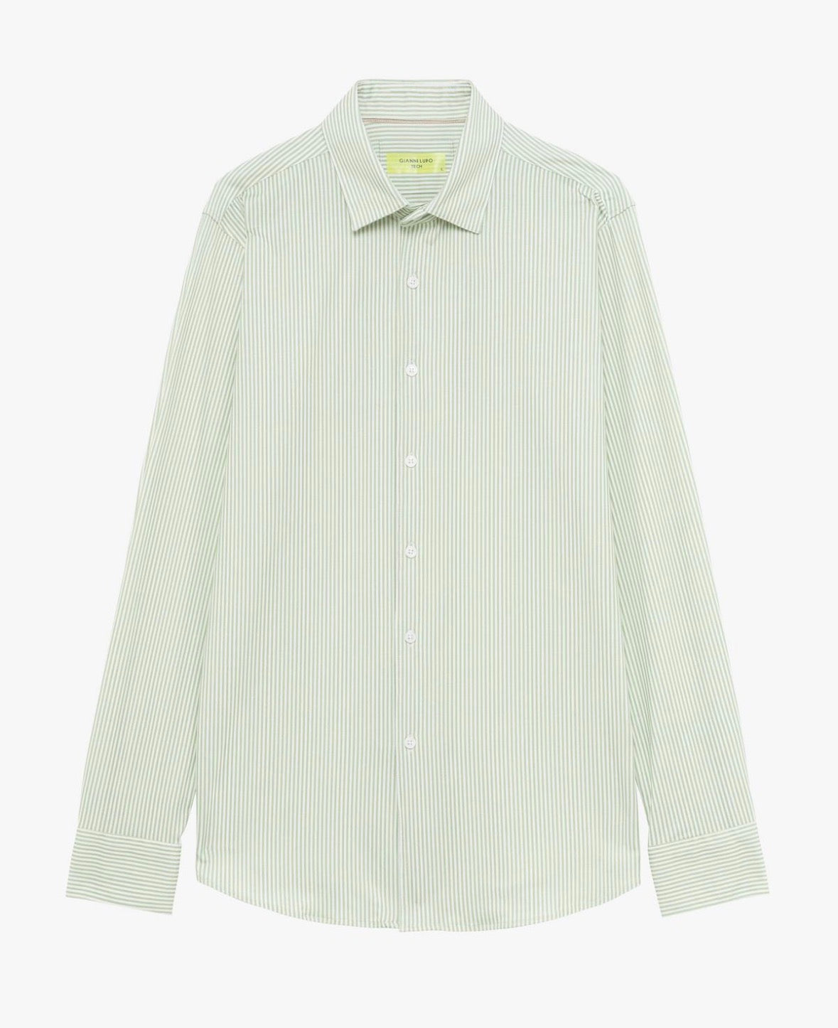 CAMICIA A RIGHE VERDE