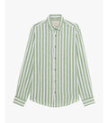 CAMICIA A RIGHE IN LINO