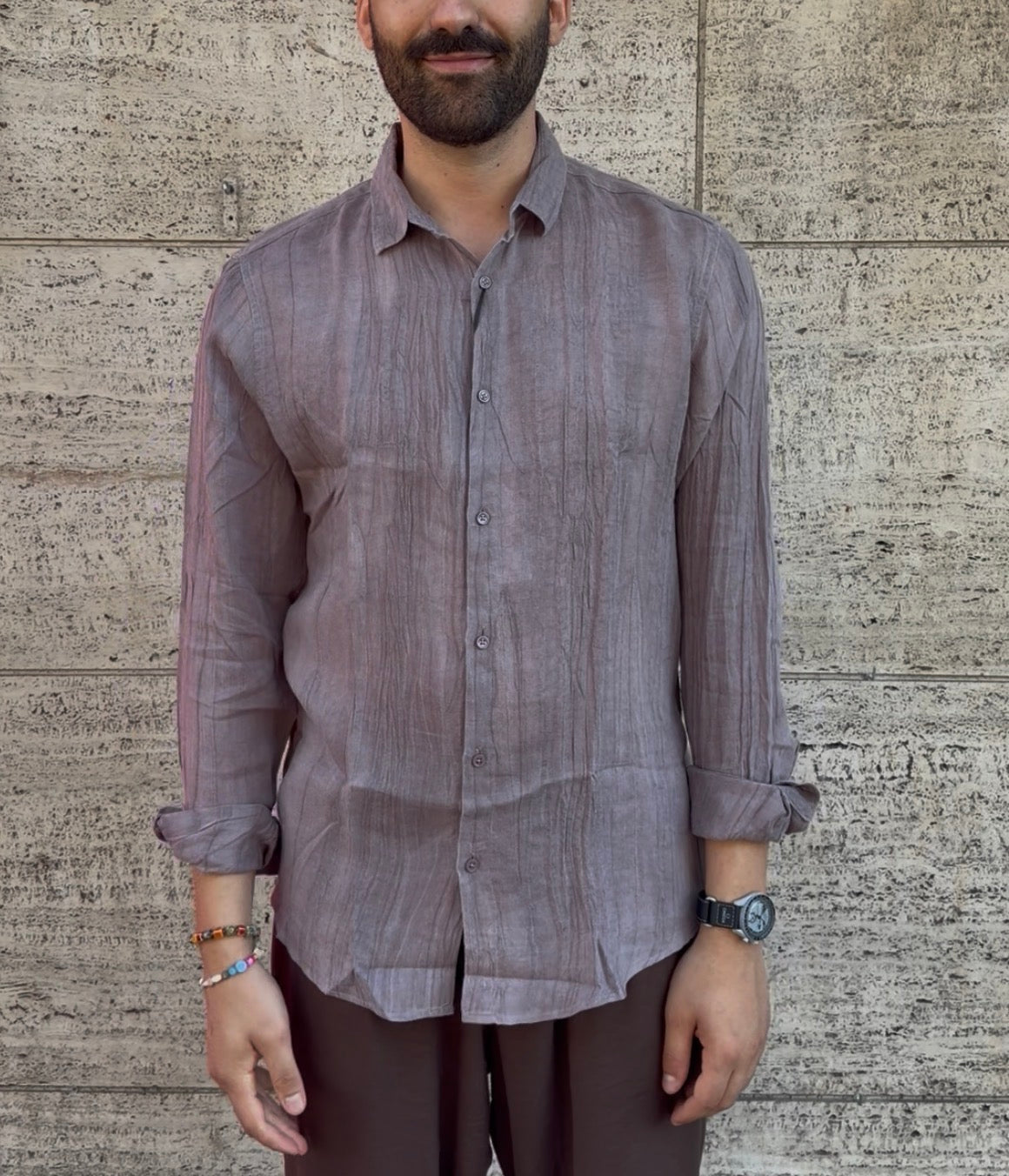 CAMICIA MALVA
