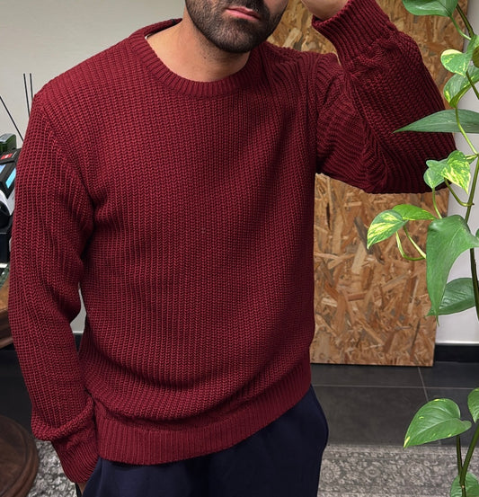 MAGLIONE CON SCOLLO ROTONDO