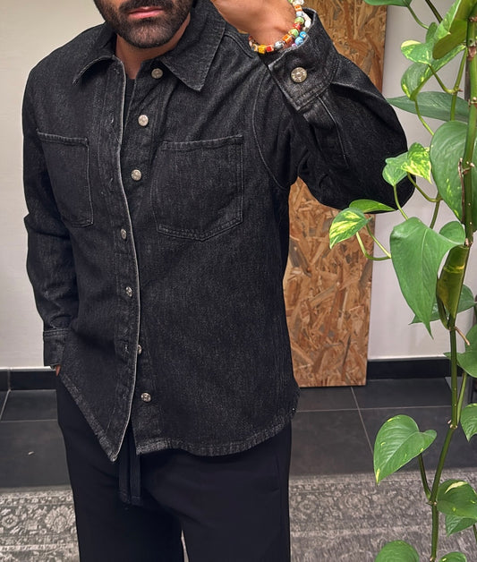 BLACK DENIM JACKET