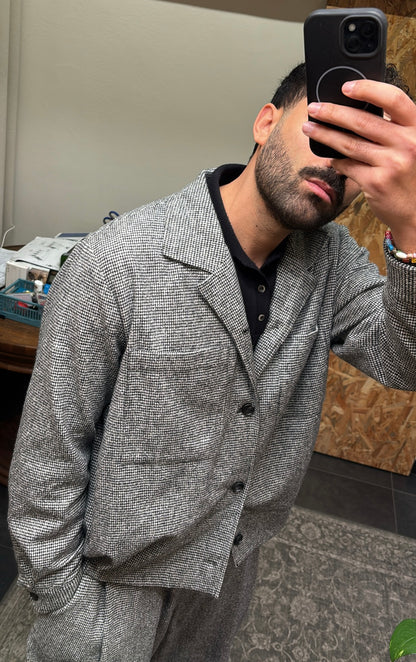 GIACCA CAMICIA CON ABBOTTONATURA SINGOLA