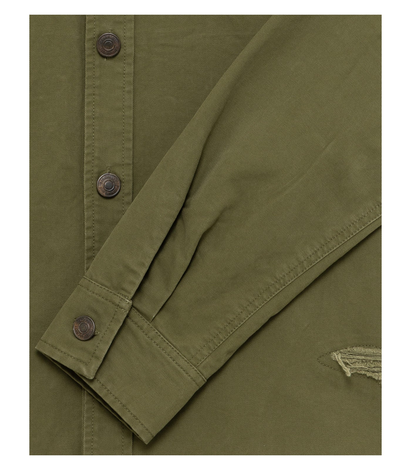 OVERSHIRT CON RICAMI MILITARY