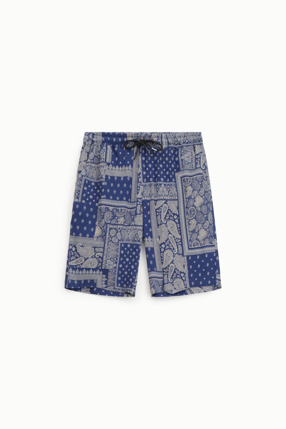 BERMUDA REGULAR-FIT FANTASIA PAISLEY E COULISSE