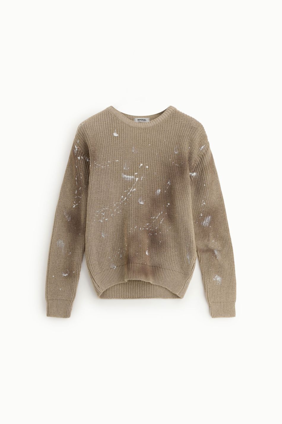 MAGLIONE GIROCOLLO STAMPA EFFETTO GRAFFITI