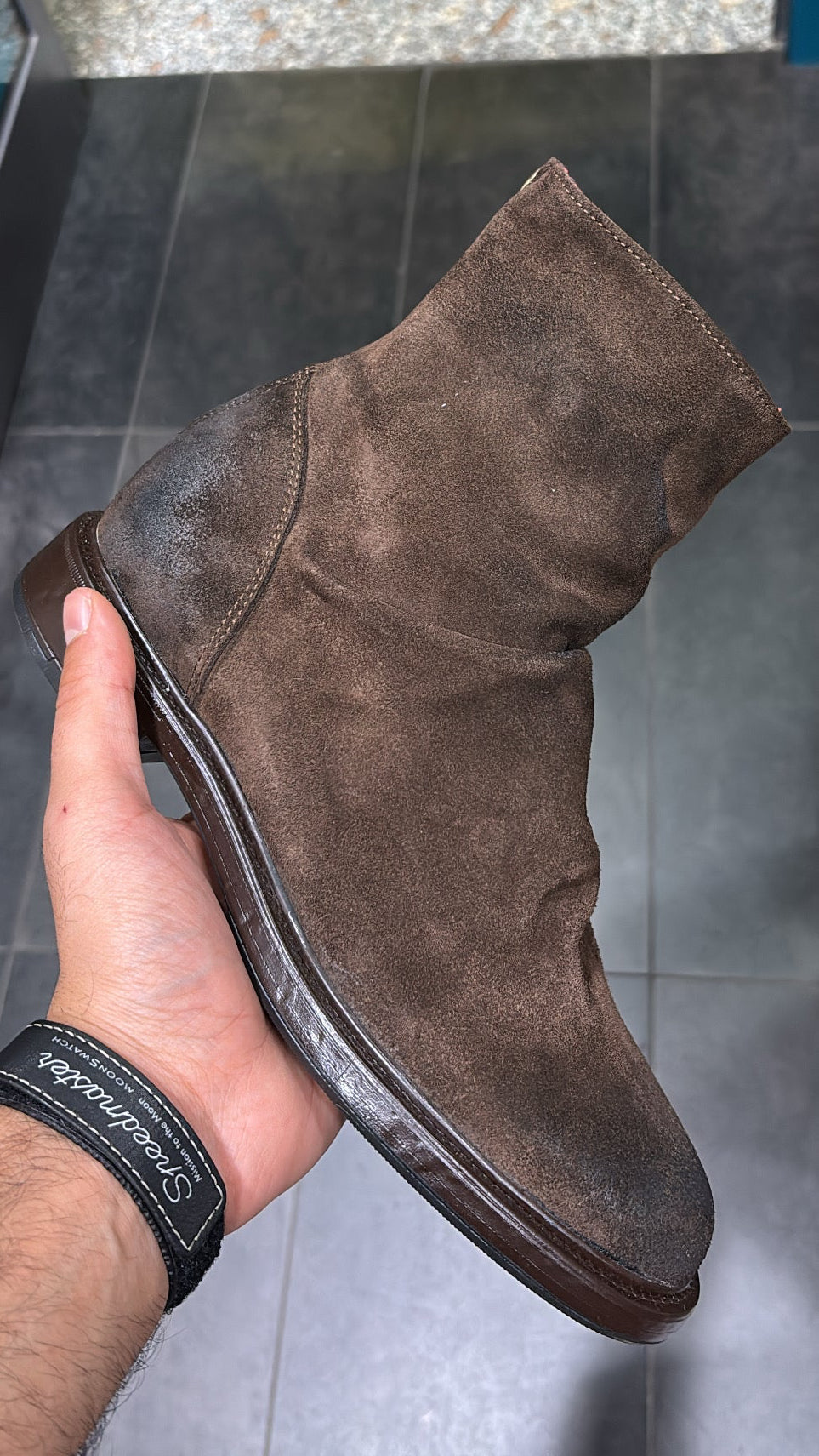 STIVALETTO IN CAMOSCIO