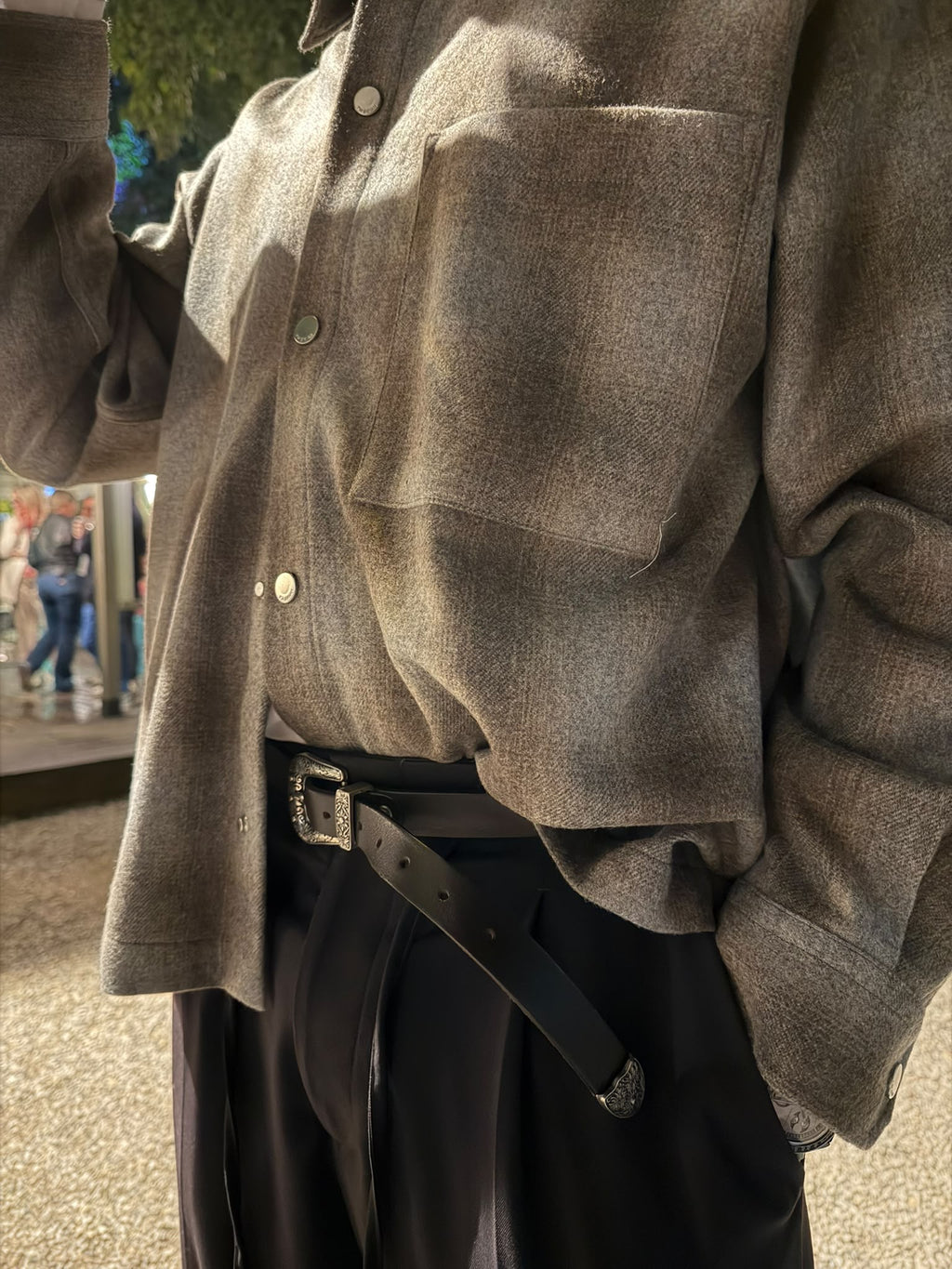 CAMICIA OVERSIZE IN FLANELLA