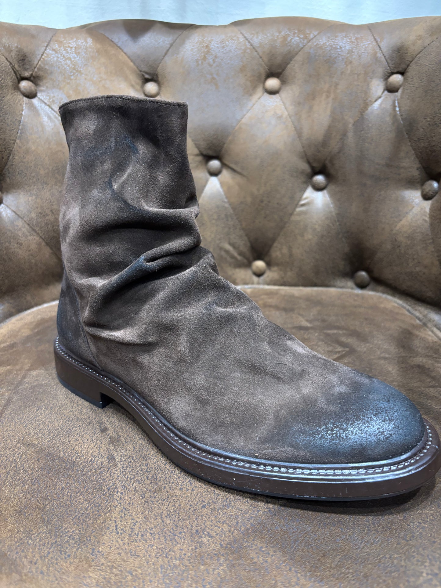 STIVALETTO IN CAMOSCIO