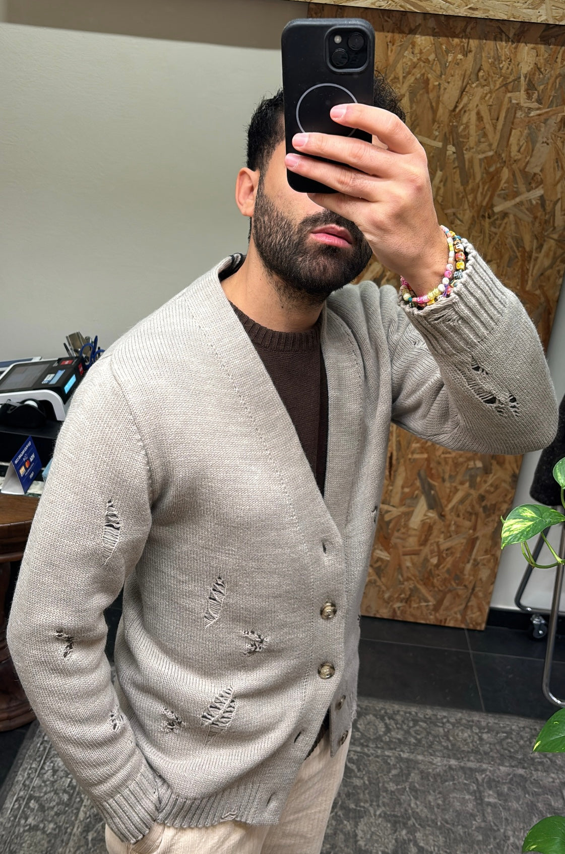 CARDIGAN CON STRAPPI