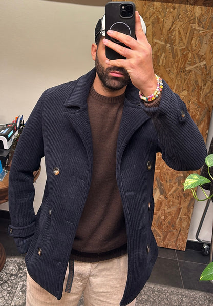 CAPPOTTO DOPPIO PETTO A COSTE