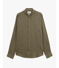 CAMICIA IN LINO COLLO COREANO