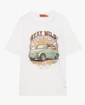 T-SHIRT BIANCA “STAY WILD” 500