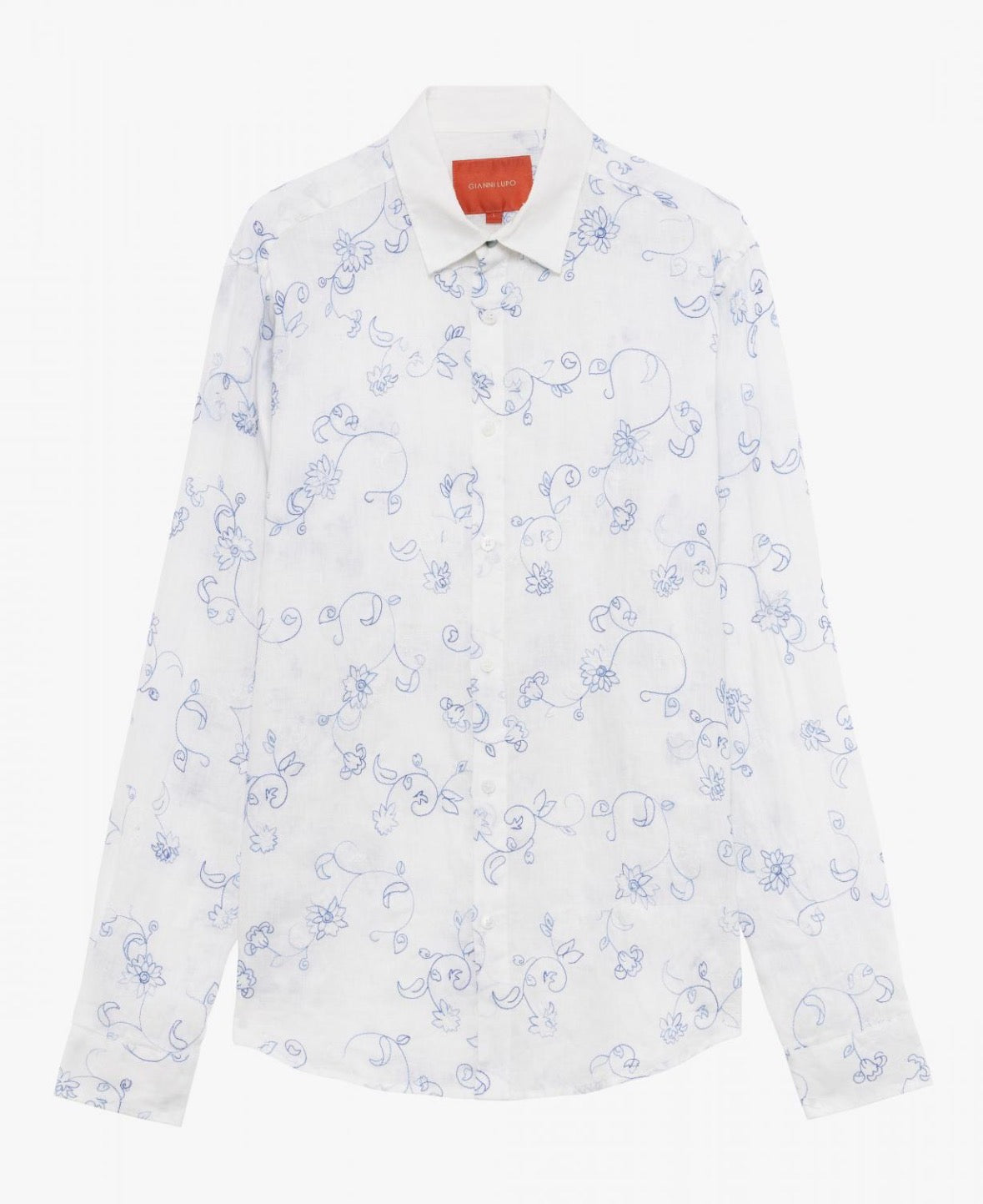 CAMICIA RICAMO FIORI