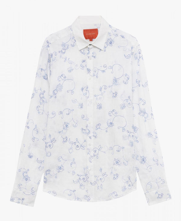 CAMICIA RICAMO FIORI
