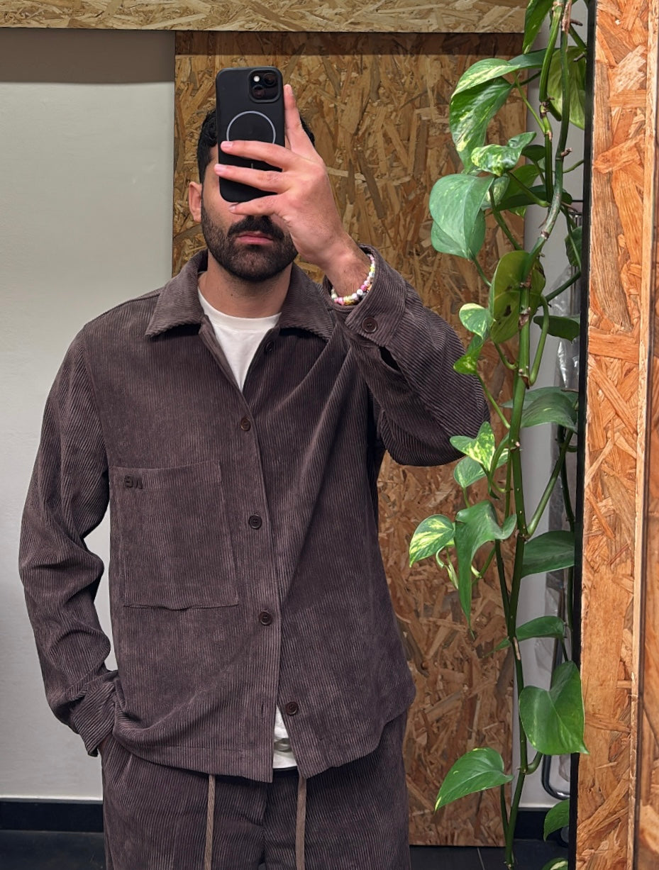 CAMICIA IN VELLUTO A COSTE