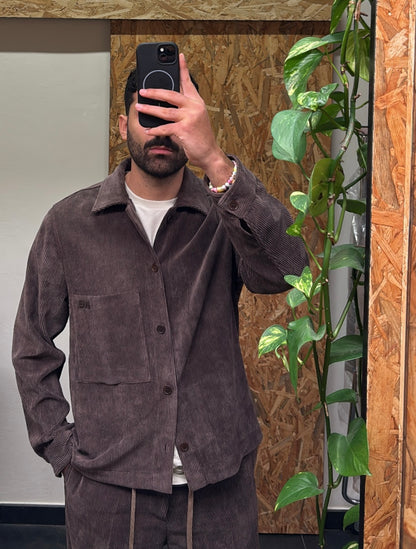 CAMICIA IN VELLUTO A COSTE