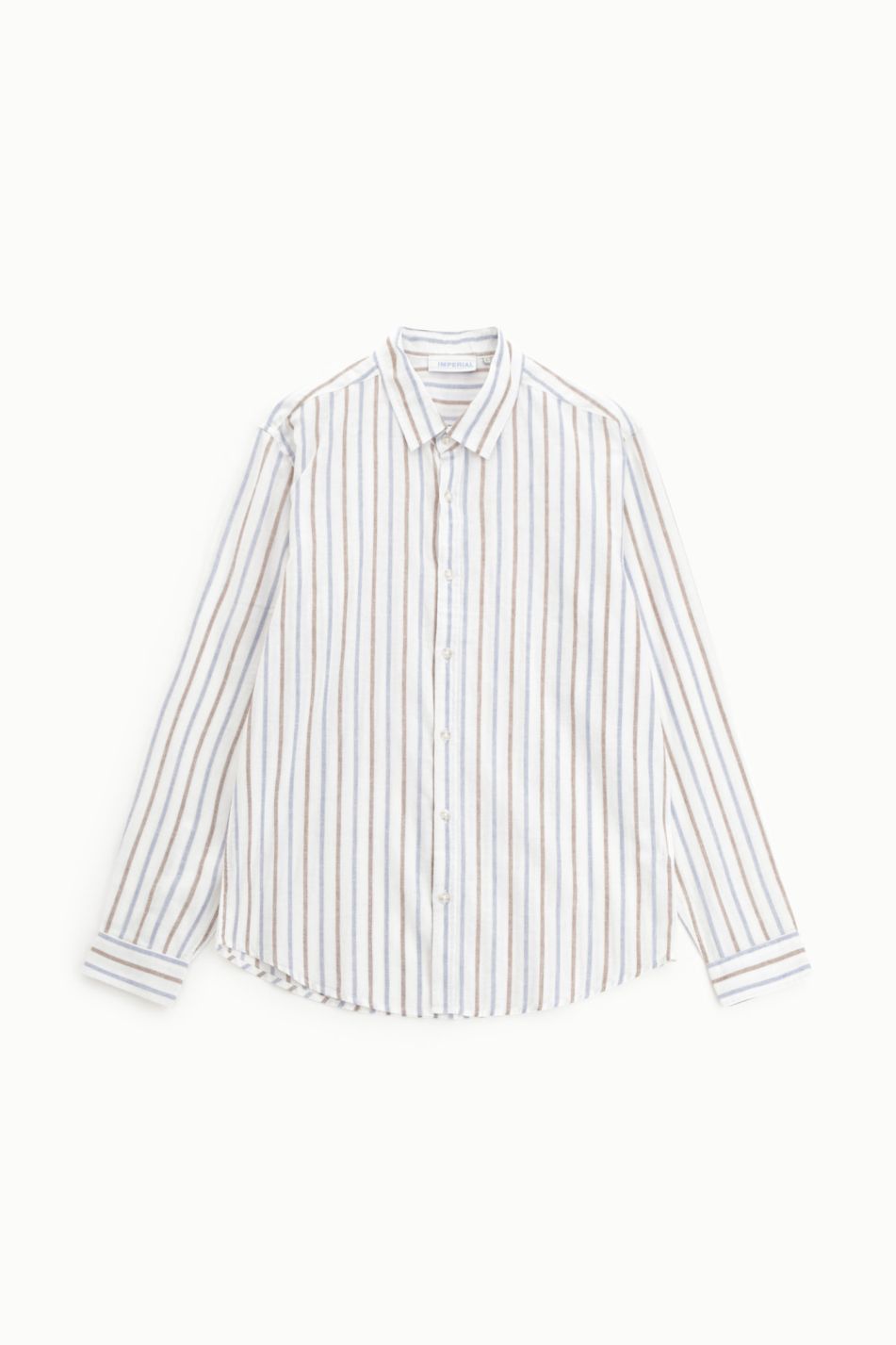 CAMICIA A RIGHE COLLO CLASSICO MANICA LUNGA
