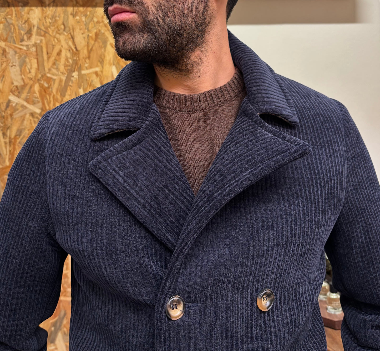 CAPPOTTO DOPPIO PETTO A COSTE