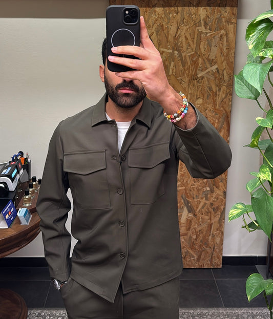 GIACCA A CAMICIA CON BOTTONI