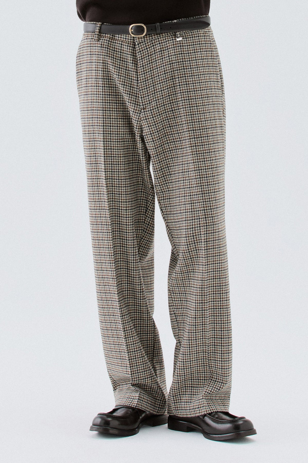 PANTALONI LARGHI PIED DE POULE