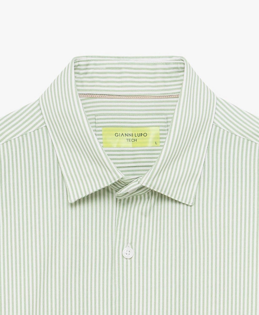 CAMICIA A RIGHE VERDE