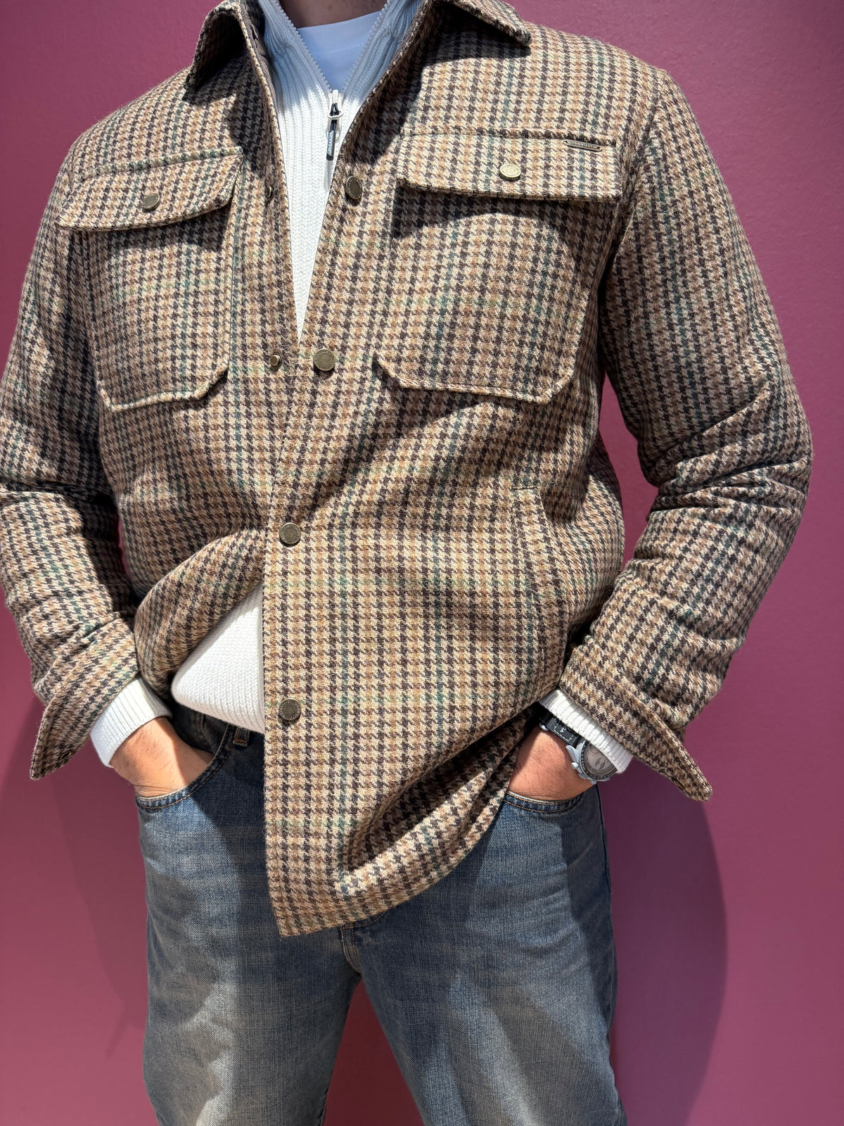 GIACCA TARTAN