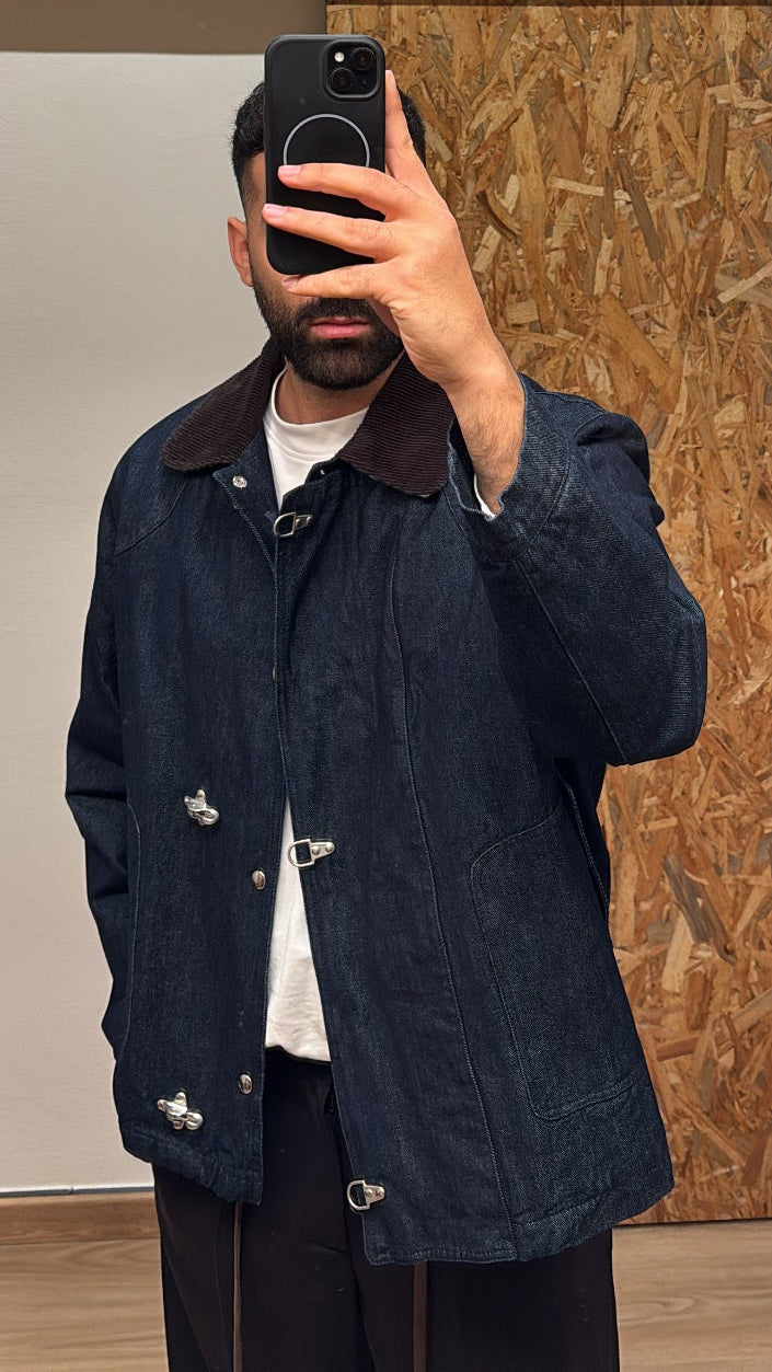 SAHARIANA AVIATOR IN DENIM