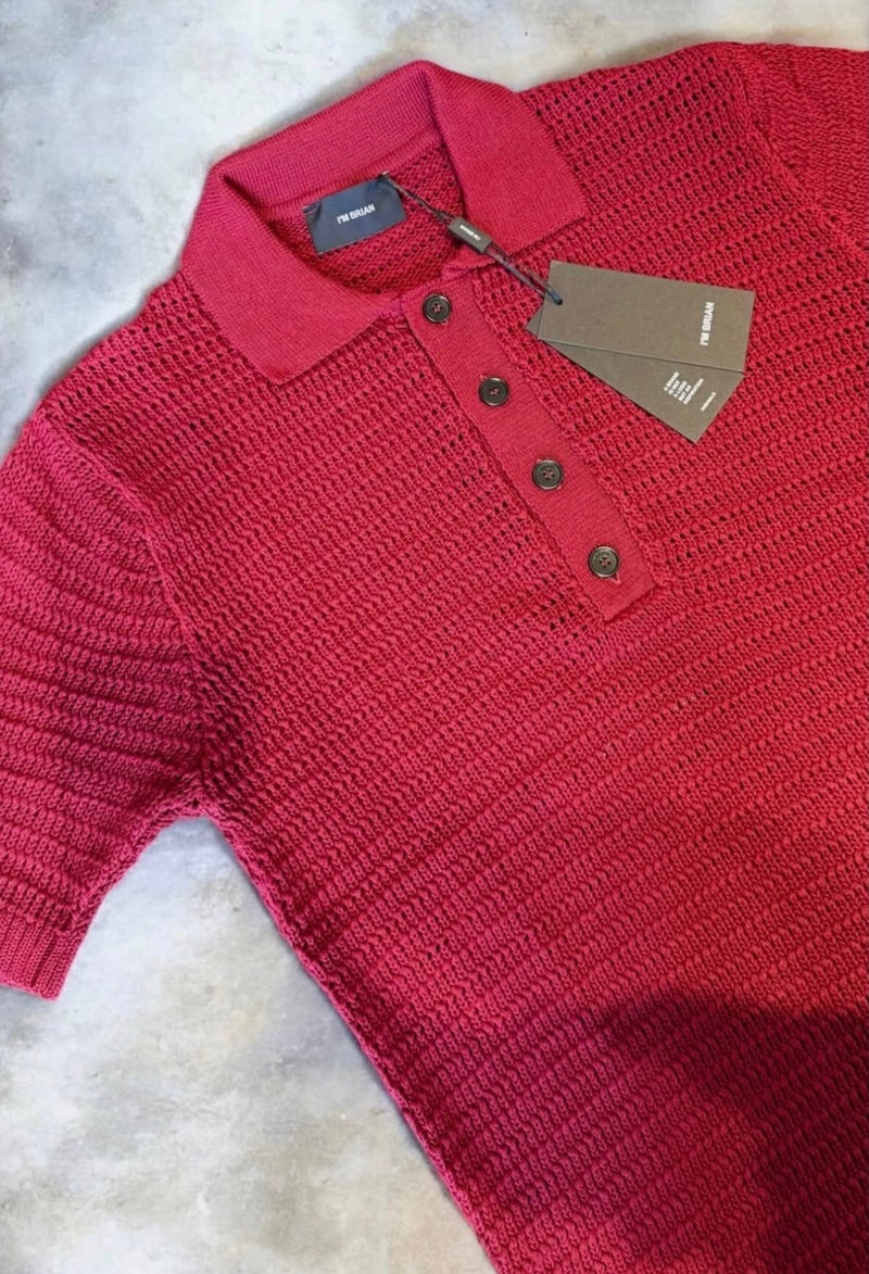 POLO CROCHET IN MAGLIA